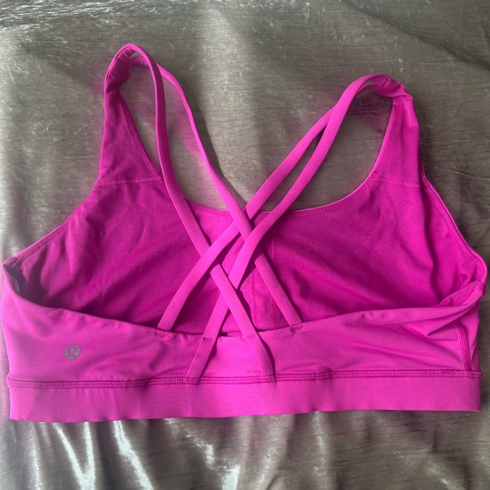 Lululemon Sonic Pink Strappy Sports Bra